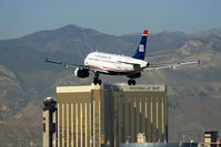 N814AW @ LAS - Going to Las Vegas - by Wolfgang Zilske
