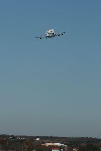 OV-105 @ NFW - Shuttle Endeavor and the Shuttle Carrier Aircraft departing NASJRB Ft.Worth (Carswell AFB) - by Zane Adams