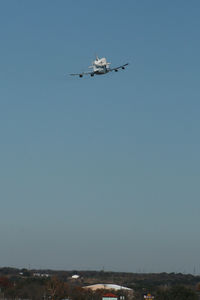 OV-105 @ NFW - Shuttle Endeavor and the Shuttle Carrier Aircraft departing NASJRB Ft.Worth (Carswell AFB)
