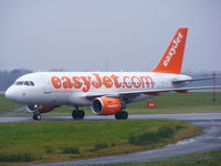 G-EZDA @ EGCC - Easyjet's first flight into Manchester with an A319 - by chris hall