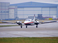 G-JDBC @ EGCC - departing from Manchester - by chris hall