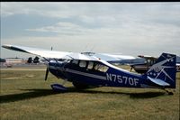 N7570F @ ELM - This Champion was at Chemung County Airport in the summer of 1976 - airport now Elmira Corning Regional Airport. - by Peter Nicholson