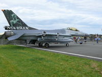 FA-72 @ EBFS - General Dynamics F-16AM Fighting Falcon F-16AM Belgian Air Component with an awesome paintjob on the tail - by Alex Smit