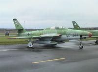 EB 344 - Republic RF-84F Thunderflash of the German Air Force at the Luftwaffenmuseum, Berlin Gatow - by Ingo Warnecke
