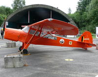 A3 @ EBFS - Auster AOP6 A3 Belgian Air Force painted as A2 in the colors of the Belgian Arctic expeditions, - by Alex Smit
