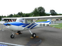 OO-HBI @ EBFS - Cessna CF150L OO-HBI Landmacht Aeroclub