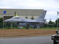FA-47 @ EBFS - General Dynamics F-16A Fighting Falcon FA47/FS Belgian Air Force gate-guard at EBFS