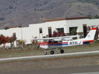 N733LJ @ POC - Rolling out after landing at Brackett - by Helicopterfriend