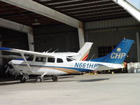 N661HP @ CCB - Waiting at Cable to be looked at - by Helicopterfriend