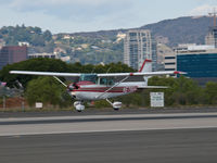 N6796H @ SMO - N6796H arriving on RWY 21 - by Torsten Hoff