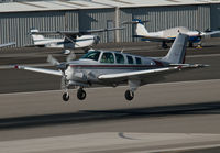 N842BE @ SMO - N842BE arriving on RWY 21 - by Torsten Hoff
