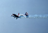 N1114V @ BAK - Art Scholl at the Ghost Squadron Air Show - by Chuck Barnett