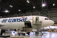 C-GKTS @ YVR - Wearing a Santa cap for Christmas