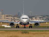EI-DDY @ EDDF - Transaero Airlines Boeing 737-4Y0 - Line up 18 West - by Jens Achauer