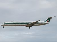 I-DAWE @ EBBR - McDonnell Douglas MD-82 I-DAWE Alitalia - by Alex Smit