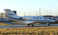 N498YY @ EGGW - Cessna 525 taxies in at Luton - by Terry Fletcher