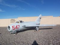 547 @ LSV - Mig -17 infront of Nellis AFB Threat training center - by rupert2829