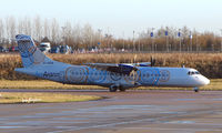 EI-REM @ EGGW - Aer Arran Atr 72 taxies out at Luton - by Terry Fletcher