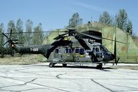 T-325 @ LZPG - For humanitarian relief work the Siwss AF had special titels applied on some of their Super Pumas.