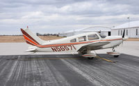 N56571 @ KCRS - Piper Cherokee 180 on the ramp at KCRS - by TorchBCT