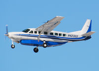 N423GS @ KAPA - Landing on 17L on a very windy day.