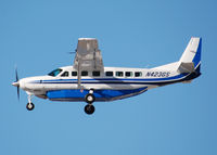 N423GS @ KAPA - Landing on 17L on a very windy day.