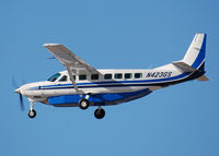 N423GS @ KAPA - Landing on 17L on a very windy day.