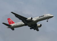 N517US @ MCO - Northwest 757-200 - by Florida Metal