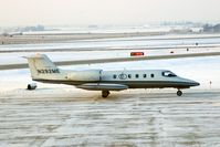 N292ME @ CID - Just at sunrise, taxiing past my window to Landmark FBO. - by Glenn E. Chatfield