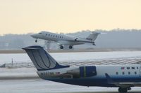 N425G @ CID - Departing runway 13. - by Glenn E. Chatfield