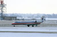 N703MR @ CID - Landing roll-out on Runway 9.