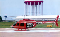 N394FE @ GPM - Bell 206 - KEWS 94.9 FM Radio Dallas, TX