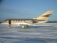 M-JETT @ CYYR - Falcon 2000 parked at Irving FBO at Goose Airport NL - by Frank Bailey