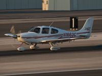 N1663C @ SMO - N1663C departing from RWY 21 - by Torsten Hoff
