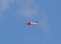 N203LG - Flight for Life Heading West above Littleton Colorado.