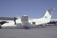 OE-LEA @ VIE - Tyrolean Air Ambulance Dash 8-100 - by Yakfreak - VAP