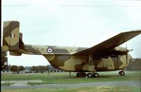 XH124 - Blackburn Beverley C1 outside the RAF Museum at Hendon during the 'Wings of the Eagle' exhibition 1976