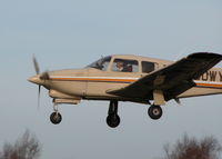 G-BOWY @ EGLK - OVER RWY 25 THRESHOLD - by BIKE PILOT