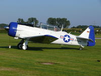 D-FUKK @ EDKA - North American T-6 Harvard Mk4 D-FUKK painted in US Air Force colors - by Alex Smit
