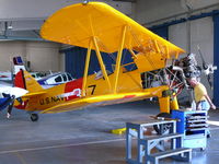 N86600 @ EDKA - Boeing A75 Stearman Kaydet N86600 painted as US Navy 317 - by Alex Smit