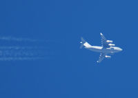 UNKNOWN - C-17 Globemaster over Littleton, Colorado heading East.