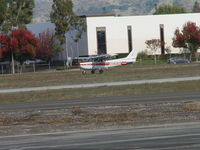 N6069E @ POC - Landing at Brackett - by Helicopterfriend