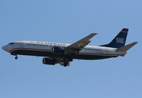 N422US @ TPA - US Airways 737-400 - by Florida Metal
