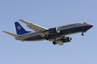 N303UA @ KLAX - United 737 landing at LAX - by Todd Royer