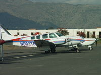 N582TB @ POC - Parked at Brackett - by Helicopterfriend