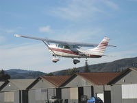 N92584 @ SZP - 1970 Cessna 182N SKYLANE, Continental O-470-S 230 Hp, takeoff climb Rwy 22 - by Doug Robertson