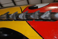 N1195N @ S67 - Parrott Head Livery on this P-40N. Painted to represent a P-40N from the 502nd FS, 337th FG, Napier Field, AL 1943. - by Bluedharma