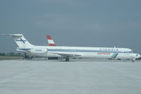 OH-LMX @ VIE - FInnair MD80 on lease to Austrian Airlines - by Yakfreak - VAP