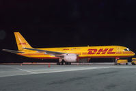 OO-DPN @ VIE - European Air Transport Boeing 757-200 in DHL colors