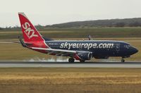 OM-NGL @ LOWW - SKY Europe  B737-76N - by Delta Kilo